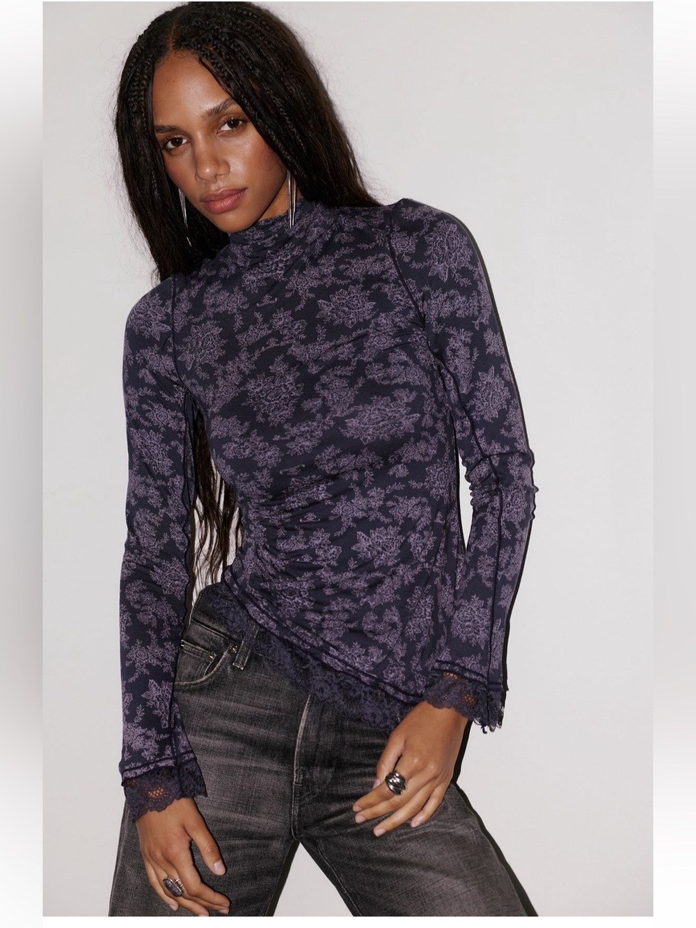 NWT Free People Rococo layering top